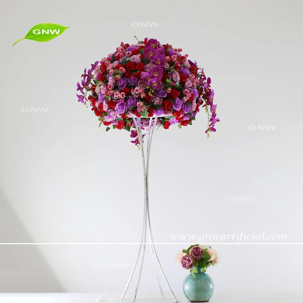 bright artificial flowers