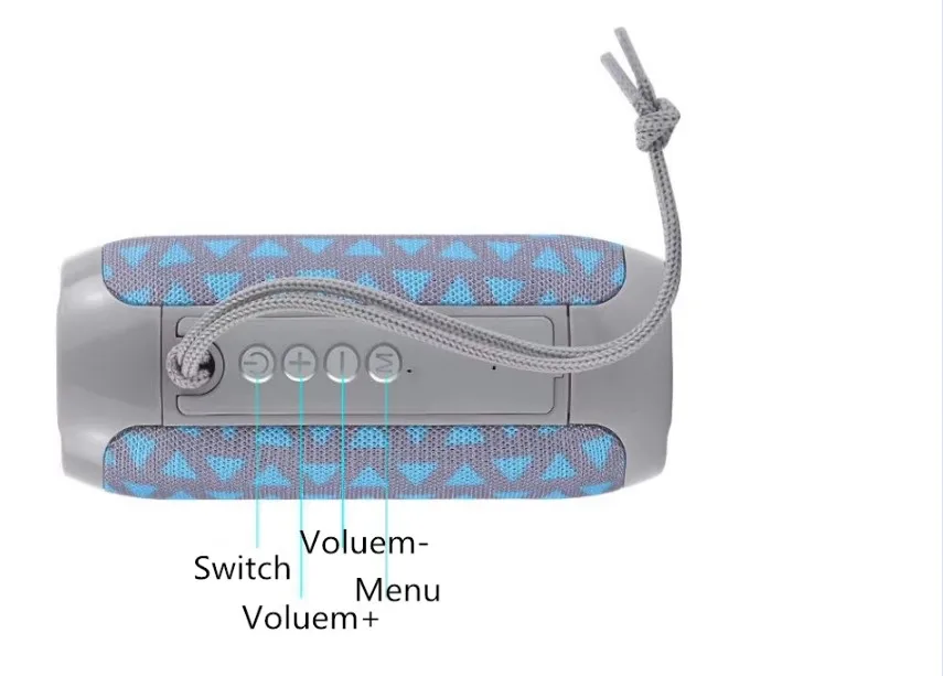 Gift portable speaker waterproof support TF card FM radio bluetooth speaker of TG117 - ANKUX.COM