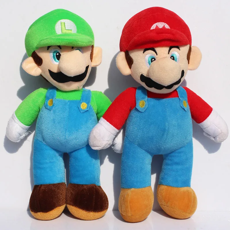 mario and luigi plush set