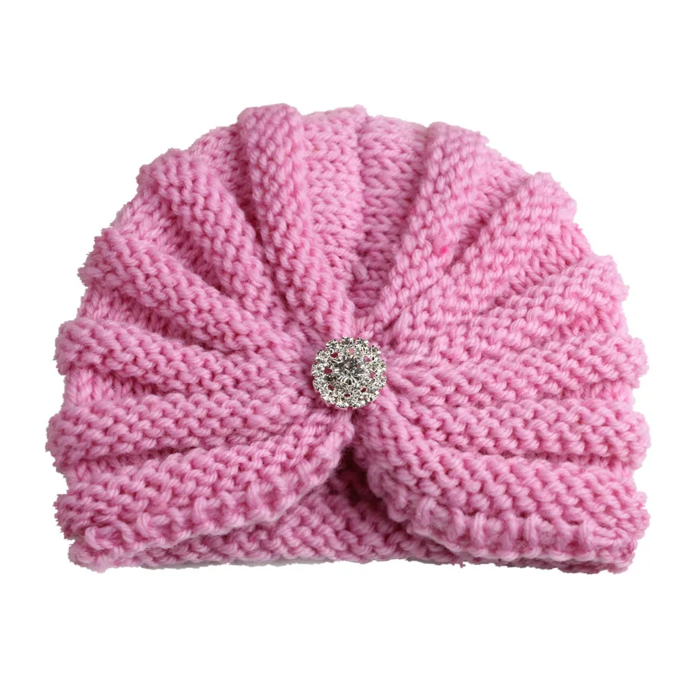 
New Style Baby Cute drill beanie Hats girl boy unisex autumn Winter kids Knit Hat 