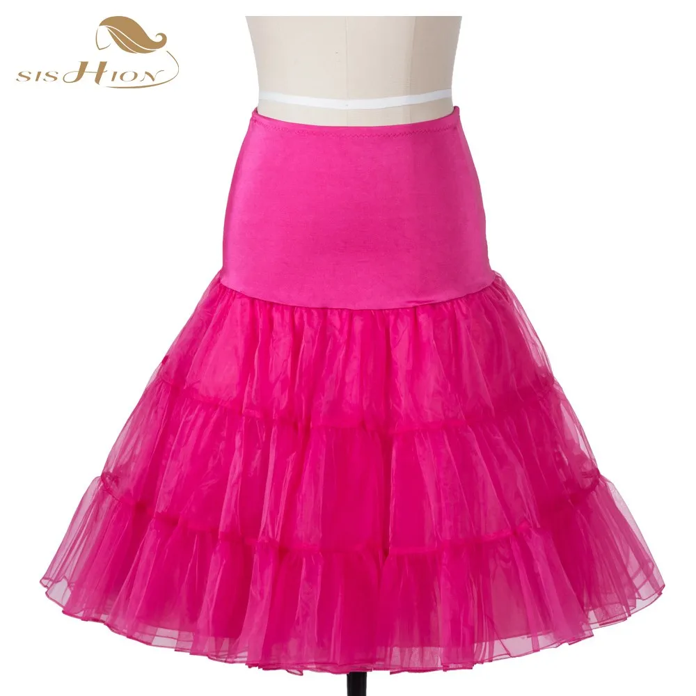 Tutu Skirt Rockabilly Petticoat Underskirt Fluffy Pettiskirt for ...