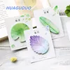 Canada eco friendly stationery items list with price photos novelty memo pad Leaf collection shaped decorative sticky notes