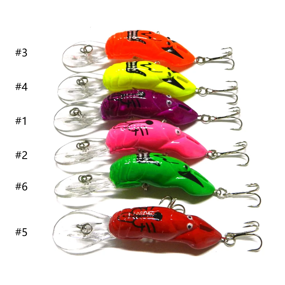 

NEWUP 8.5cm 8.2g ABS plastic hard minnow fishing lure cicada bait, 6 colors avaiable