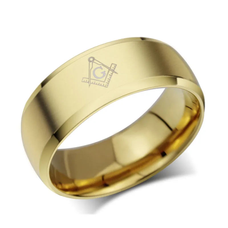 

Masonic Jewelry Manufacturer Custom Stainless Steel Rings for Men Women