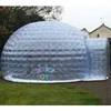 XIXI 5m/6m diameter transparent LED lighting igloo inflatable clear dome for party