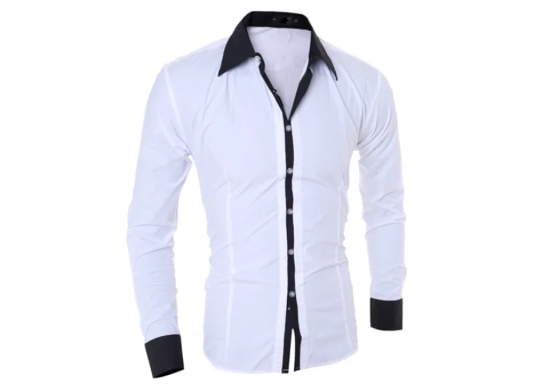 Tongyang Men's Shirts 2018 Spring New Fashion Brand Fit Solid Color ...
