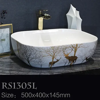 Toilet Wash Face Modern Patterned Ceramic Table Top Bathroom Sink Toilet Wash Face Modern Patterned Ceramic Table Top Bathroom Sink