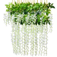 

new design artificial wedding wisteria flower living room decoration flowers for decoration wedding artificial flower wisteria