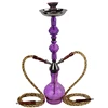 Factory Wholesale hight quality glass shisha 2 hose nice design shisha