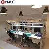 esd components adjusted electric anti static computer repair folding workbench production line