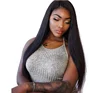 Fashion female African mid-natural black matte full lace high temperature silk wig set