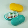 Medicine Shape 6 Compartments Portable Light Travel Pill Box&Pill Case&Pill Organizer