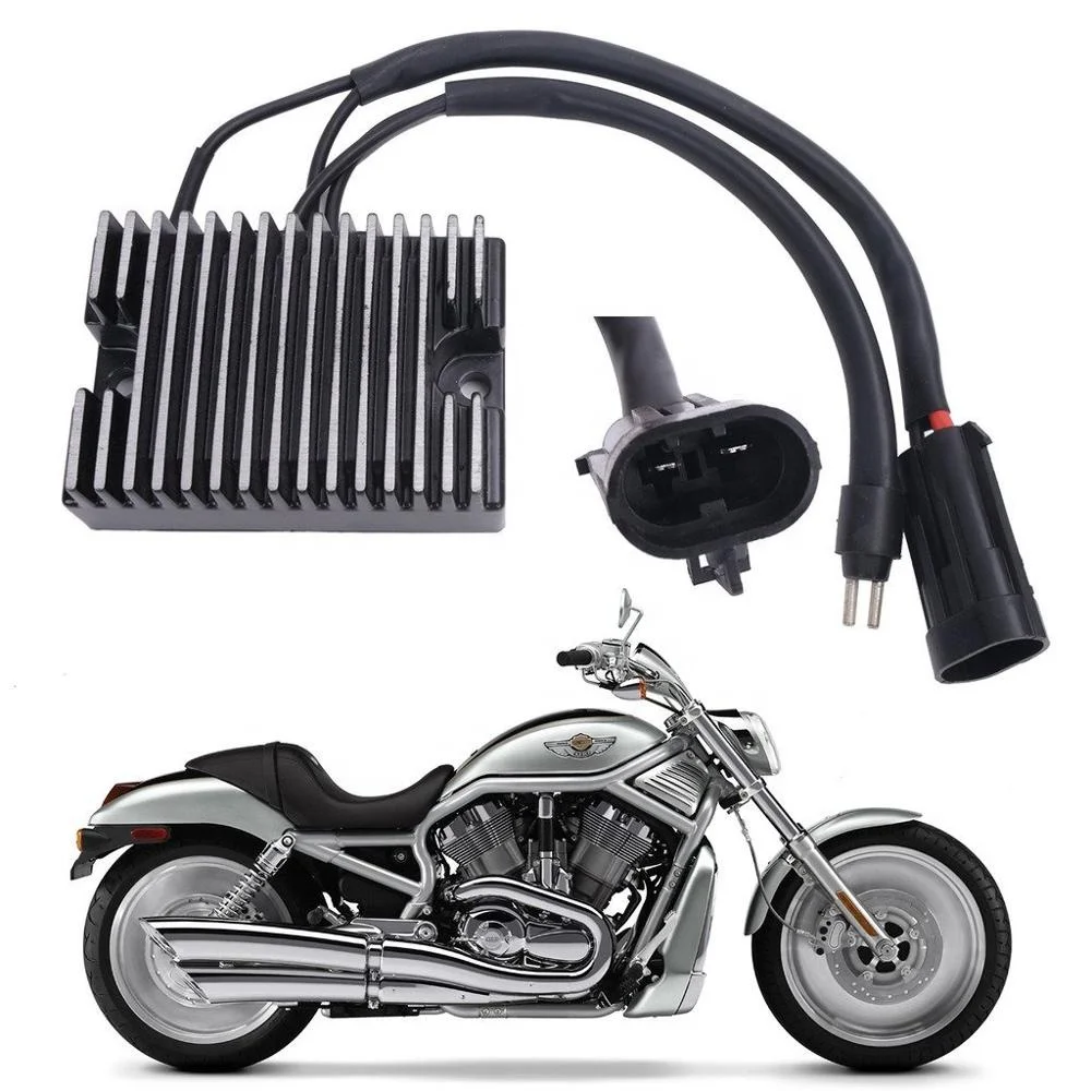 Harley Davidson 12 V Black Voltage Regulator//Rectifier for Sportster XL 74523-04