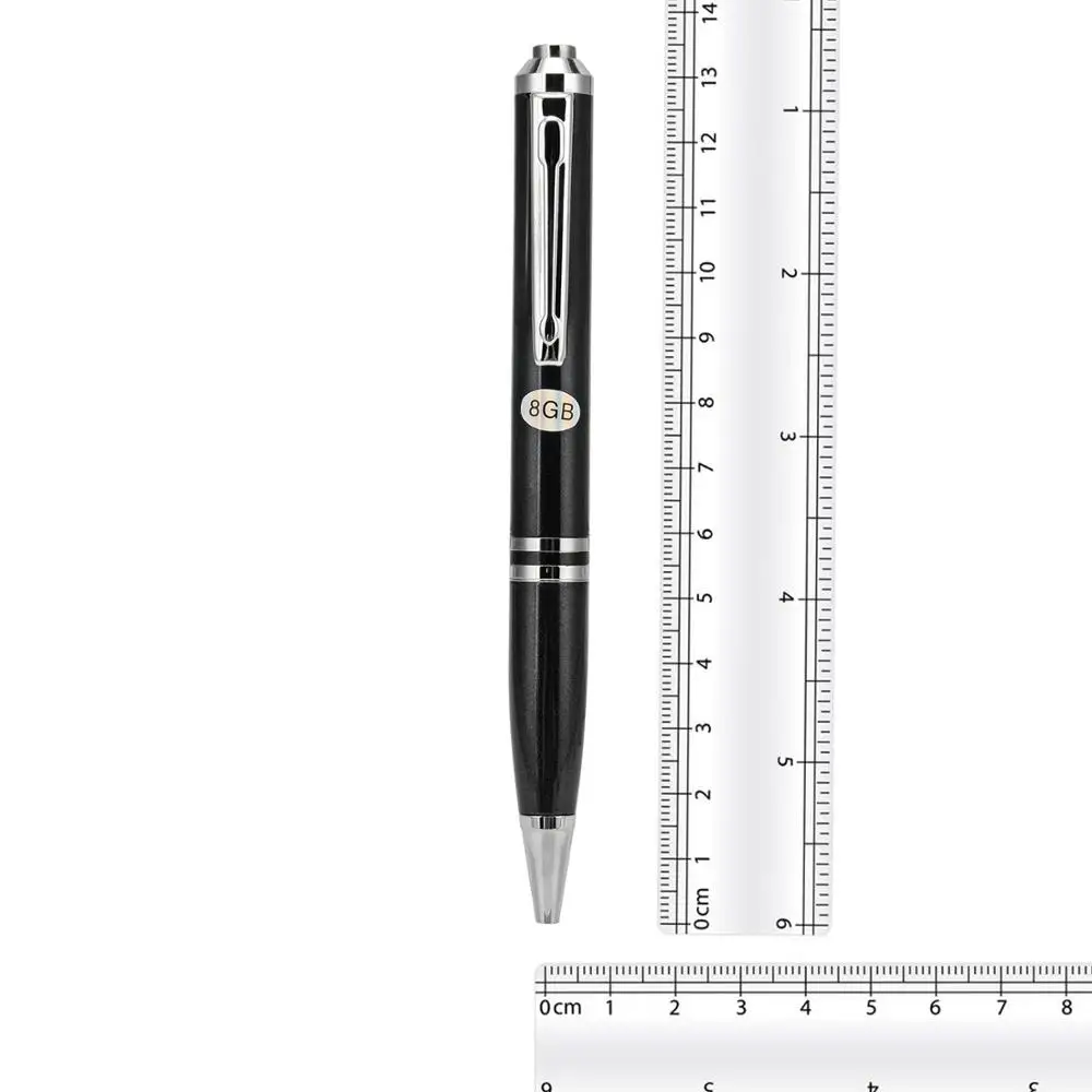 

QZT 2020 Stylish and portable hidden digital voice recorder pen 16GB voice recording pen, Black