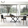 Nordic style wood dining room table oak dining table