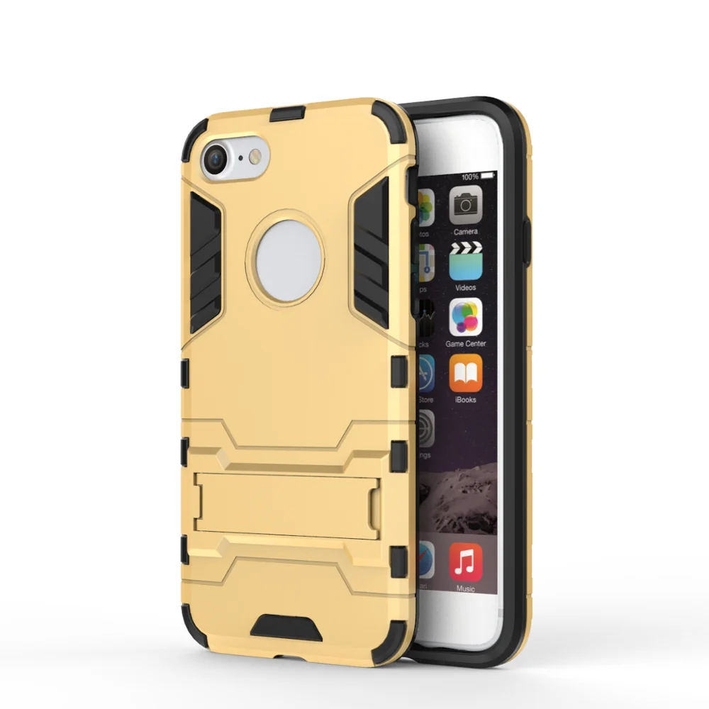 

BearDada Factory kickstand robot armor case guangzhou mobile accessories market for iphone 7 case