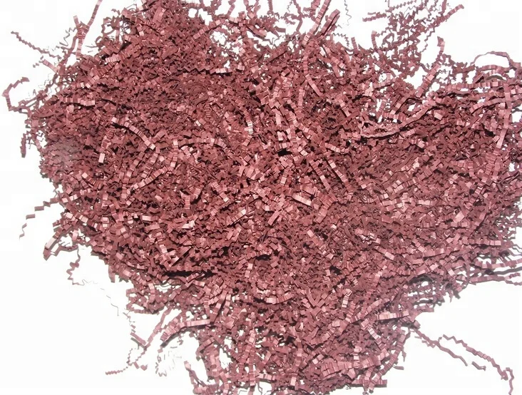 
Hot Pink color Crinkle paper shred for holiday 