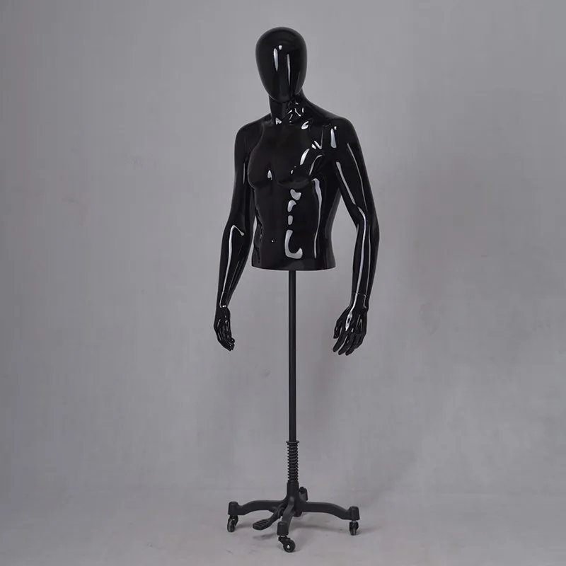 Half Body Form Cloth Male Mannequin Torso With Head - Buy Half Form ...