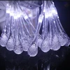 LCD034 Elegant multi color 4.5m plastic raindrop string light for holiday decoration
