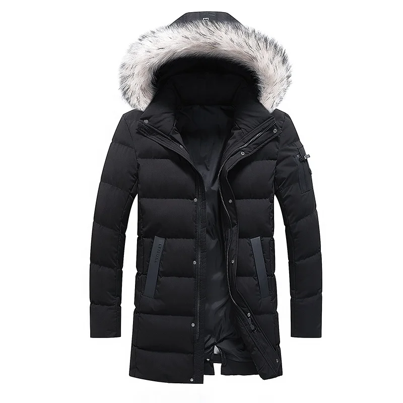 

Plus Size Outdoor Winter Long European Style Coats For Men