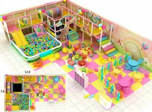 2017 Desain Baru Anak Playground Indoor Desain Profesional - Buy Taman