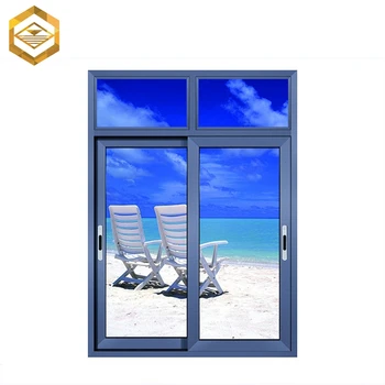 Wholesale Garage Door Bronze Color Slide Aluminum Windows