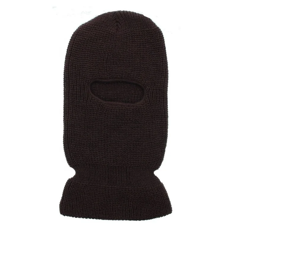 Custom Mens Winter One Hole Knitted Balaclava Ski Masks Buy Knitted