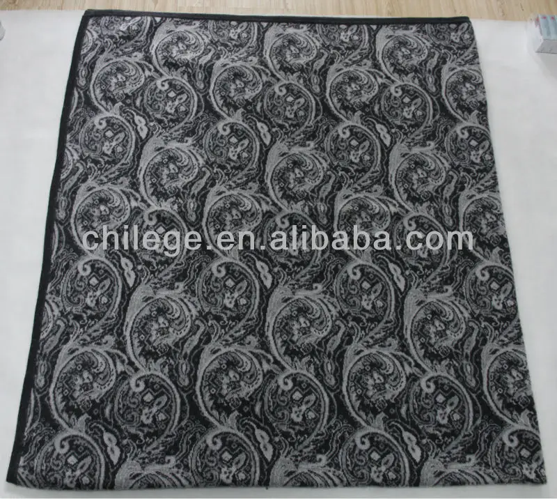 כפול מודפס טהור קשמיר סריגה מיטת זורק שמיכות