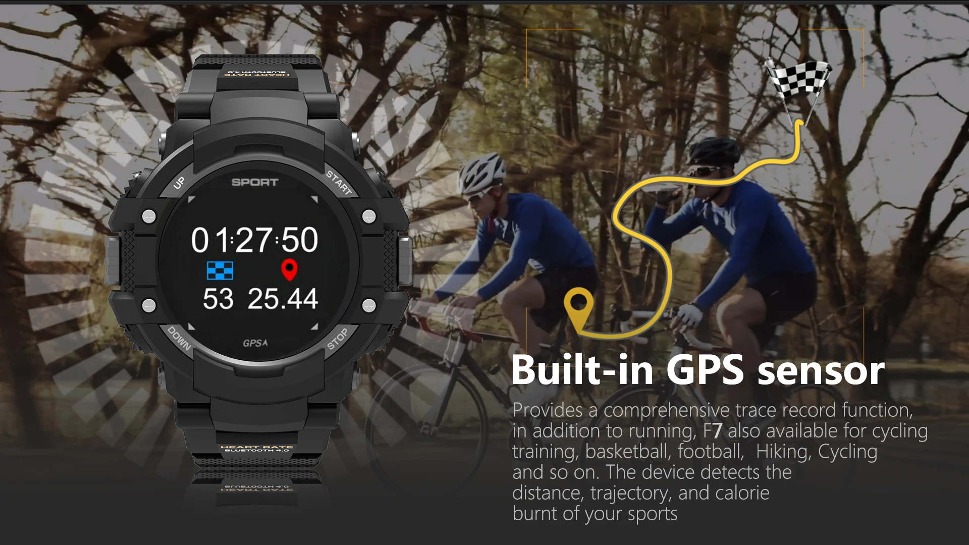 f7 gps smart watch