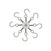 Swivel Hooks Rotating Clips for Hanging Wind Spinners, Plants Basket Birdcage and Spinner Tail