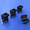 2.1/2.5x5.5mmDC power supply socket/jack dc-0053-foot 90-degree horizontal welding wire socket