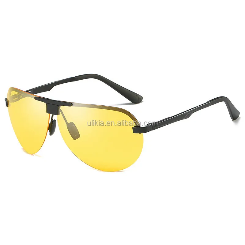 

Men's 2019 Driving Polarized Sunglasses Al-Mg Metal Frame Ultra Light
