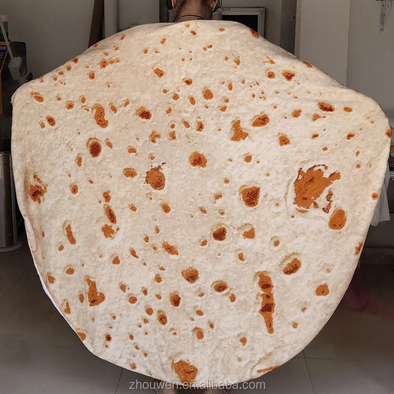 59" Burrito Round Blanket Amazon Hot Sell Be A Giant Human Burrito Tortilla Taco Buy Burrito