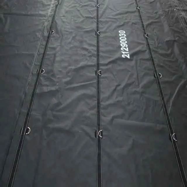 
Waterproof PVC vinyl coated fabric flatbed D-ring lumber tarps for sale 