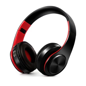 Foldable Wireless Bluetooth Headphones Stereo Bass Microphone