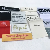 

Custom cheap damask woven clothing label for woven labels clothing