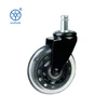 WBD soft polyurethane transparent caster wheels for office chairs