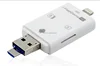 For IPhone5 6 7 otg apple mobile multi-function computer android SD camera card TF memory card reader