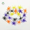 China factory wholesale cheap low price Classic kids toy colorful orange yellow black plastic TPR soft material spider for fun