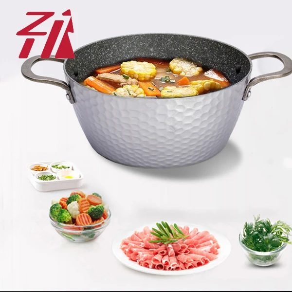 

hot pot cooking forged aluminum high quality cheap nonstick casserole set