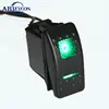 Factory Waterproof 220V Remote Control Boat Car Switch Panel 3 Gang Blue Led Light 5Pin On Off Rocker Switch.