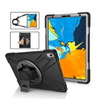 

Shockproof Heavy Duty Rotating Kids Tablet Case Cover for iPad Pro 11" with Hand Strap Shoulder Belt