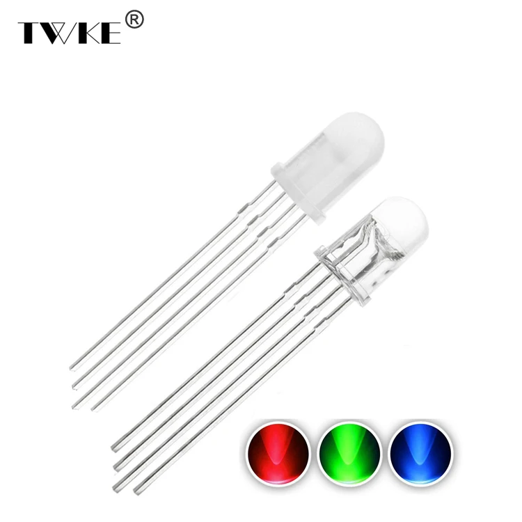 RGB Led Diode 5mm 4 pin Tri-color Led Diode