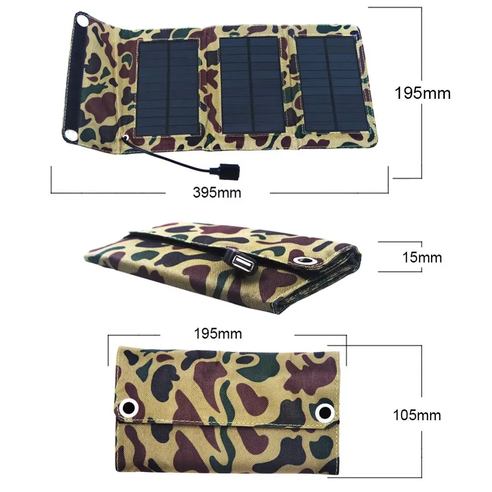Home and Travel Goods Solar Panel Charger Can be hanged on backpack