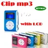 Factory Directly Selling 1-32GB Support SD TF Portable Mini Metal LCD Clip MP3 Music Media Player For GYM Running Sport