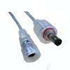 IP66 2 pin outdoor waterproof male female transparent dc power cable connector for led lighting