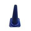 50CM PVC Blue Color Traffic Cone with high intensity tape