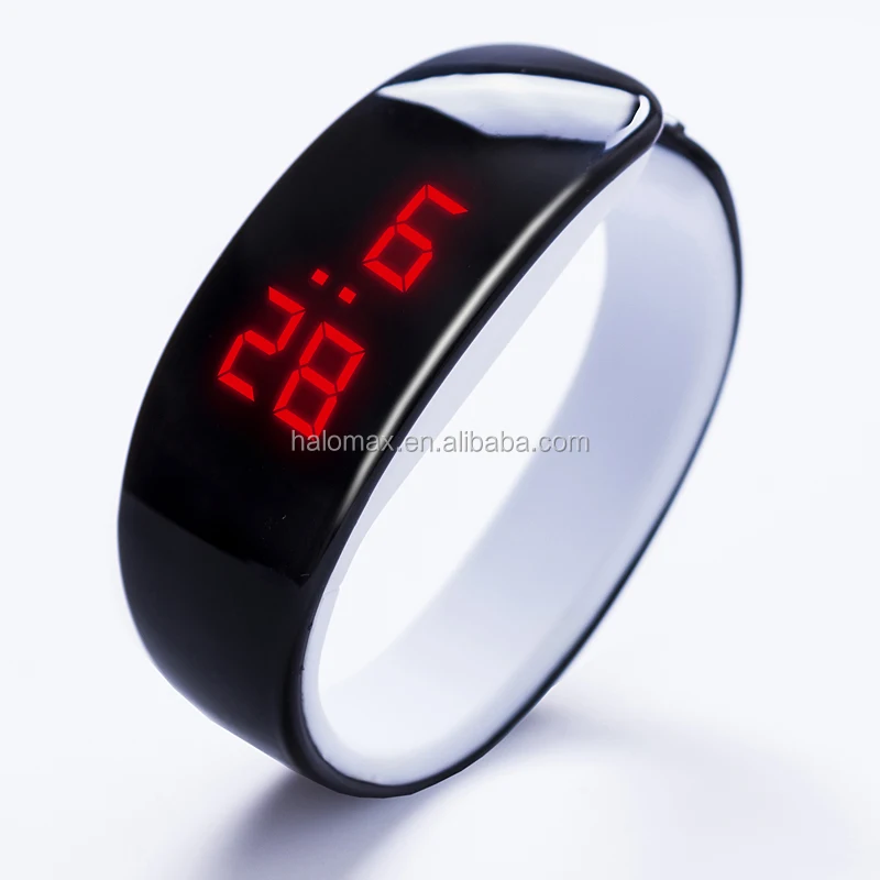 Montre Bracelet Silicone Affichage LED – Gixcor