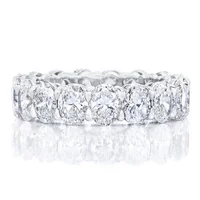

eternity wedding ring white gold plated zirconia jewellery 925 silver engagement band for couple