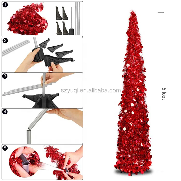 New product ideas 2019 cheap 6ft christmas tree with snow and lights for indoor and outdoor holiday decoration